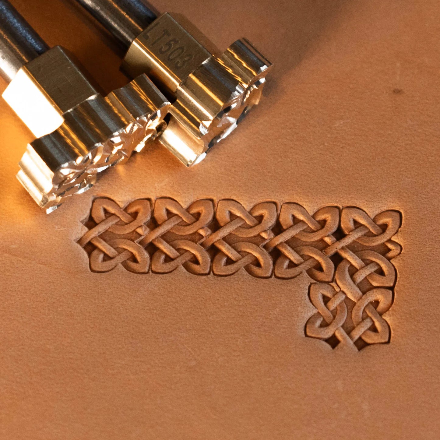 LT502 Border and Corner Premium Leather Stamping Tools for Professional Crafters-12x12mm size