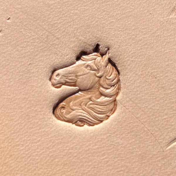 Horse Leather Stamp – Flowing Mane
