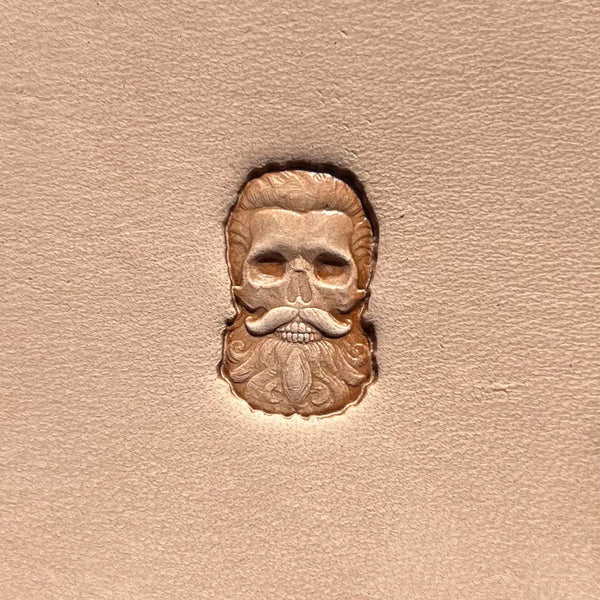 Skull Leather Stamp – Bearded Gentleman