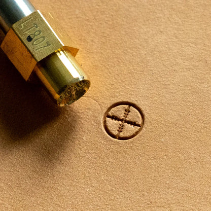LT807 Geometric Leather Stamping Tool for Professional Crafters – Target Geometric 8x8mm (5/16" x 5/16")