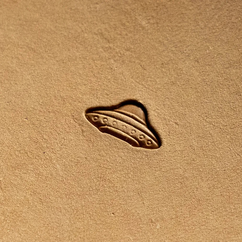LT751 Pattern Leather Stamping Tool for Professional Crafters – UFO Spaceship Pattern 18x18mm (5/7" x 5/7")