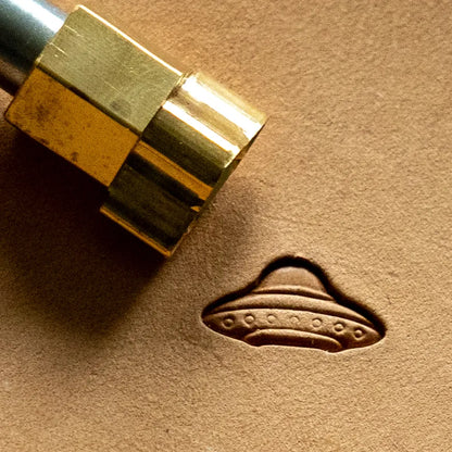 LT751 Pattern Leather Stamping Tool for Professional Crafters – UFO Spaceship Pattern 18x18mm (5/7" x 5/7")