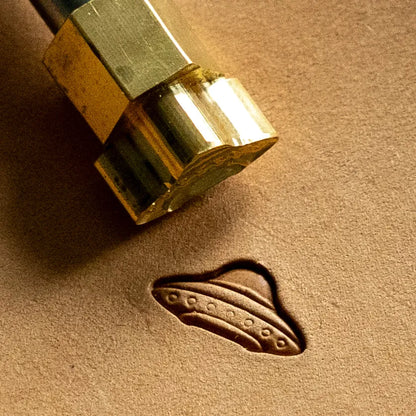 LT751 Pattern Leather Stamping Tool for Professional Crafters – UFO Spaceship Pattern 18x18mm (5/7" x 5/7")