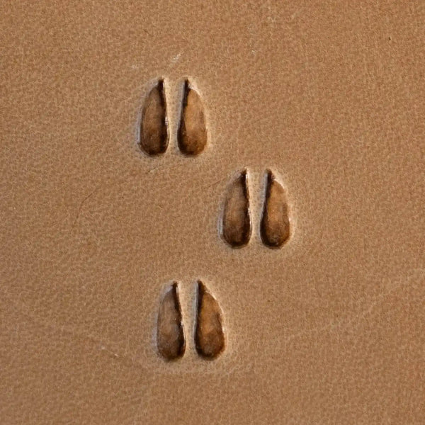 Footprint Leather Stamp – Hoof Tracks