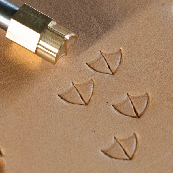 Footprint Leather Stamp – Bird Tracks