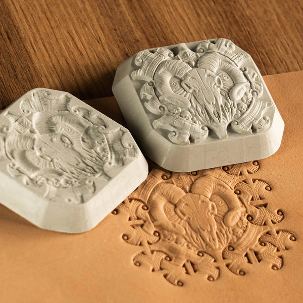 BP102 Goat 3D Leather Molds-65x60mm(2 9/16" x 2 3/8")