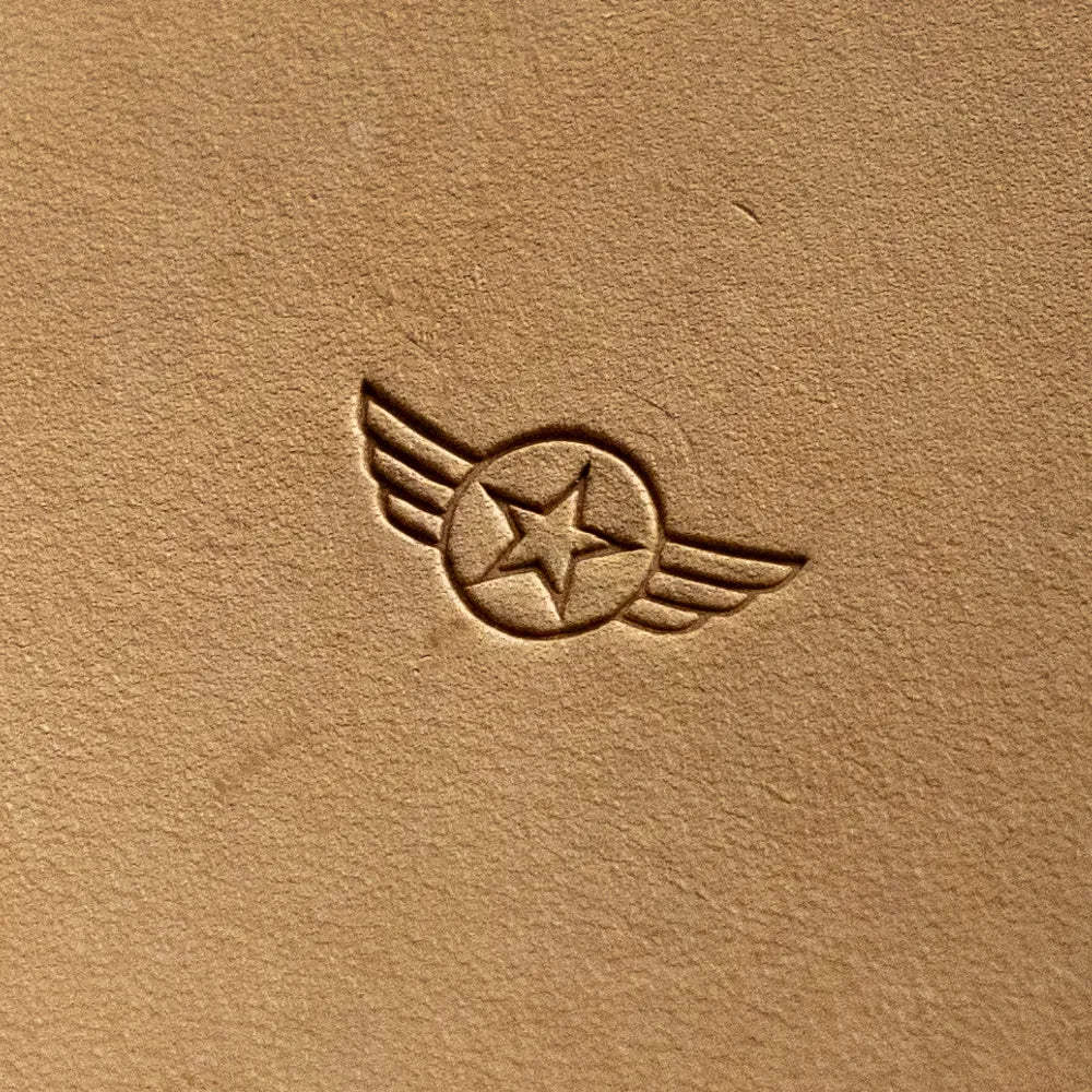 LT812 Geometric Leather Stamping Tool for Professional Crafters – Winged Star Geometric 21x10mm (5/6" x 2/5")