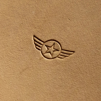 LT812 Geometric Leather Stamping Tool for Professional Crafters – Winged Star Geometric 21x10mm (5/6" x 2/5")