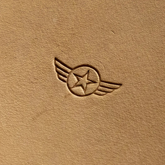 LT812 Geometric Leather Stamping Tool for Professional Crafters – Winged Star Geometric 21x10mm (5/6" x 2/5")