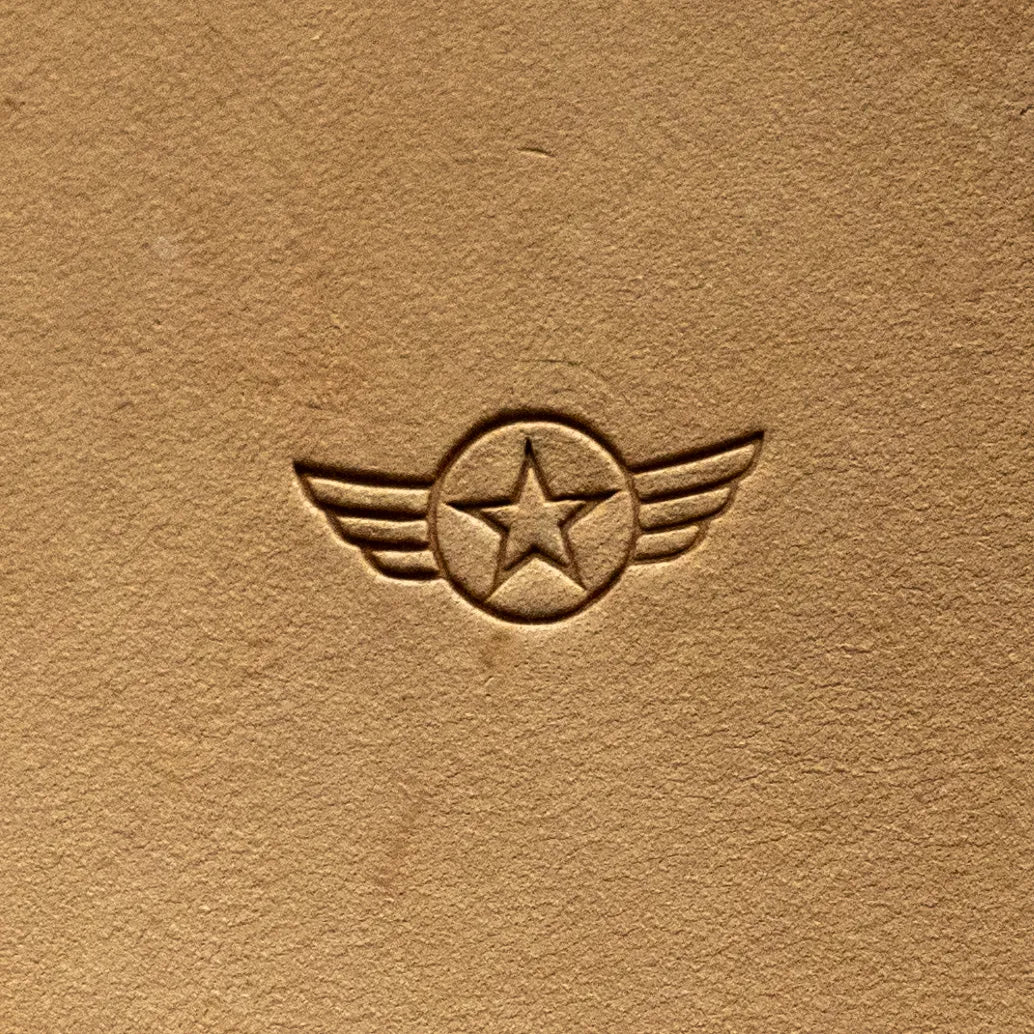 LT812 Geometric Leather Stamping Tool for Professional Crafters – Winged Star Geometric 21x10mm (5/6" x 2/5")
