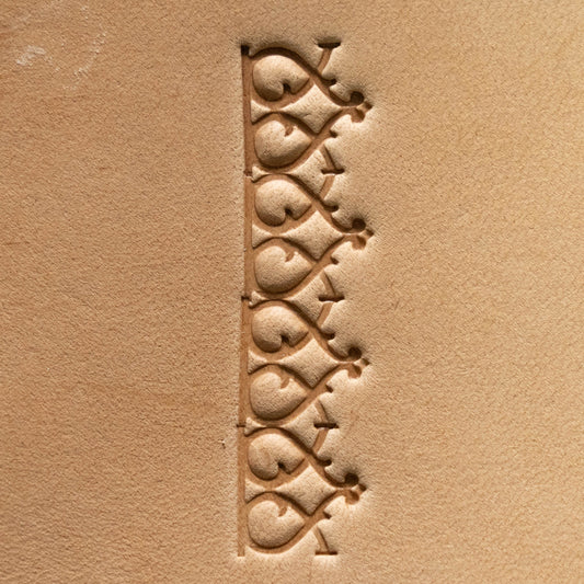 LT766 Pattern Leather Stamping Tool for Professional Crafters – Ornate Crown Pattern 14x14mm (5/9" x 5/9")