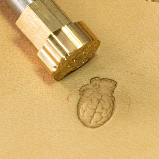 LT722 Pattern Leather Stamping Tool for Professional Crafters – Brain Grenade Pattern 10x15mm (2/5" x 7/12")