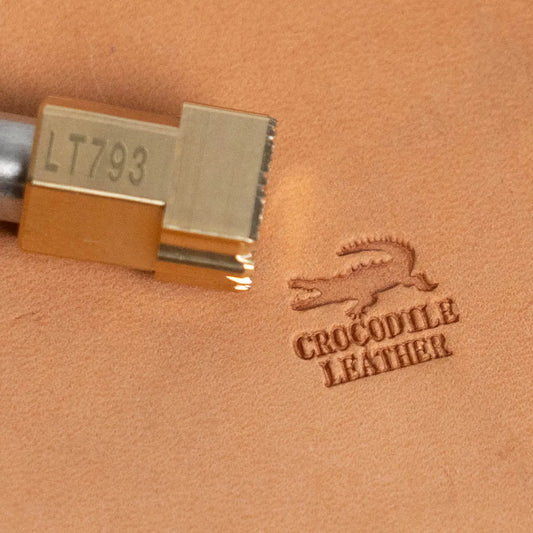 LT793 Crocodile Leather Marking Stamp – 13x11mm (1/2" x 7/16")