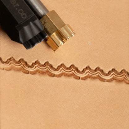 C10LE1 Decorative Brass Edge Cutter Stamp – 14x10mm