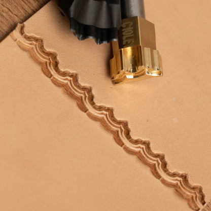 C10LE1 Decorative Brass Edge Cutter Stamp – 14x10mm