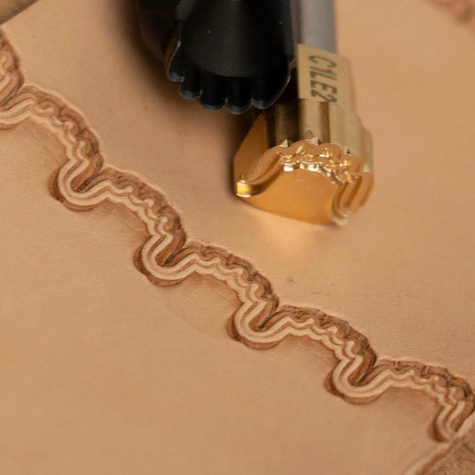 C1LE2 Decorative Brass Edge Cutter Stamp – 14×14mm