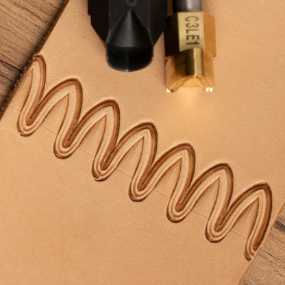 C3LE1 Decorative Brass Edge Cutter Stamp – 11x21mm