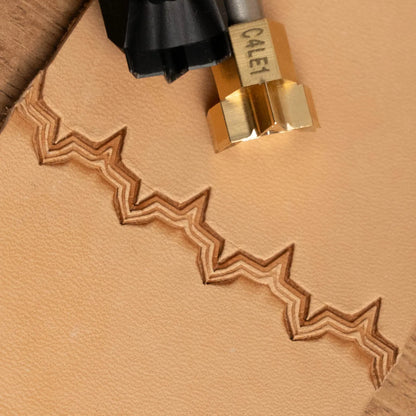 C4LE1 Decorative Brass Edge Cutter Stamp – 16x14mm