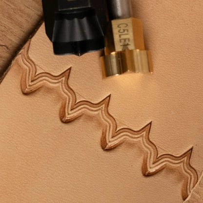 C5LE1 Decorative Brass Edge Cutter Stamp – 16x18mm
