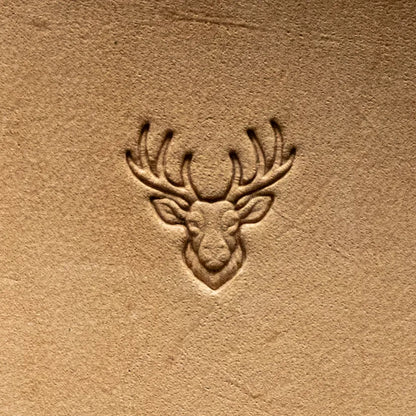 LT798 Deer Leather Stamping Tool for Professional Crafters – Antler Head Deer 15x15mm (7/12" x 7/12")