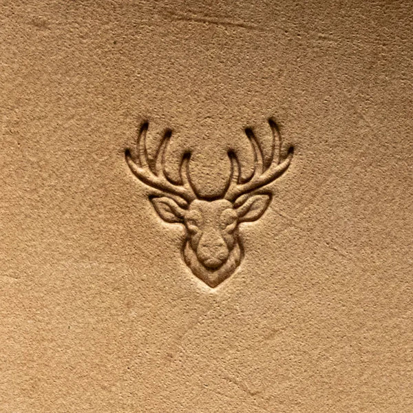 LT798 Deer Leather Stamping Tool for Professional Crafters – Antler Head Deer 15x15mm (7/12" x 7/12")