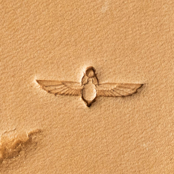 Bee Leather Stamp – Winged Scarab