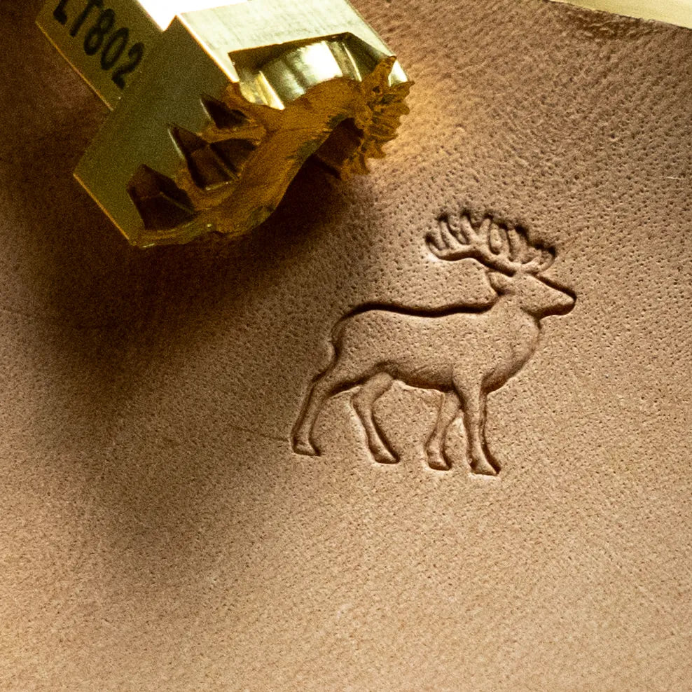 LT802 Deer Leather Stamping Tool for Professional Crafters – Antlered Deer 16x18mm (5/8" x 5/7")