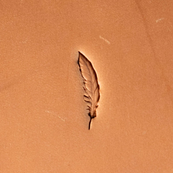 Animal Leather Stamp – Feather
