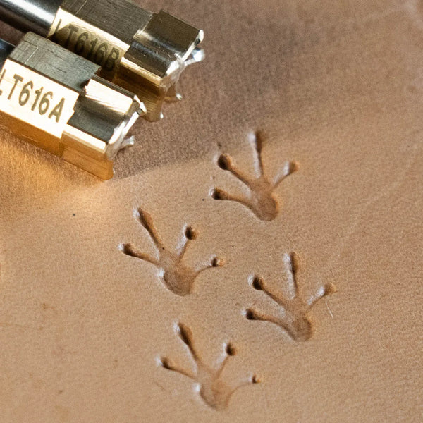 Frog Leather Stamp – Footprint
