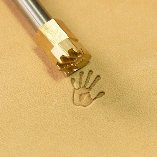LT718 Pattern Leather Stamping Tool for Professional Crafters – Handprint Pattern 13x15mm (1/2" x 7/12")
