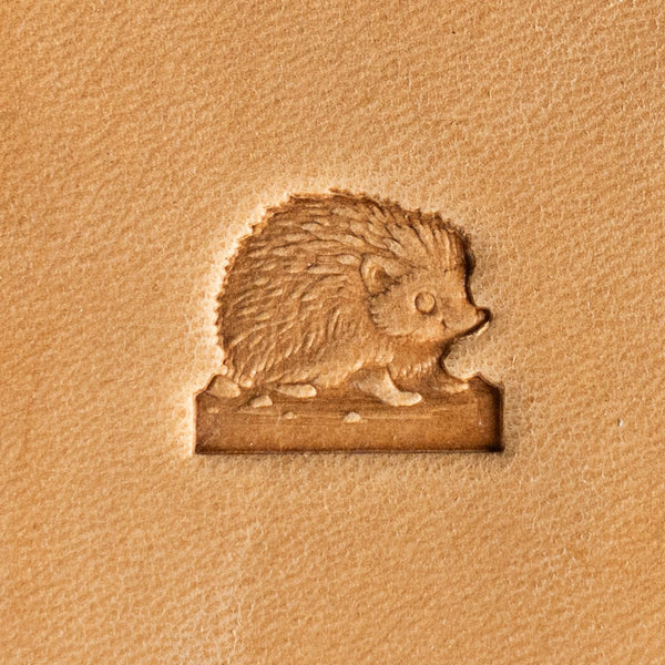 Animal Leather Stamp – Cute Hedgehog