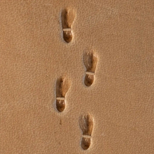 Footprint Leather Stamp