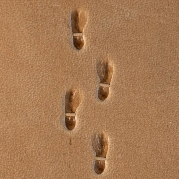 Footprint Leather Stamp