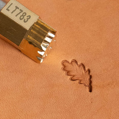 LT783 Oak Leaf Leather Stamping Tool for Professional Crafters – 7x13mm (3/11" x 1/2")