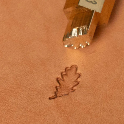 LT783 Oak Leaf Leather Stamping Tool for Professional Crafters – 7x13mm (3/11" x 1/2")
