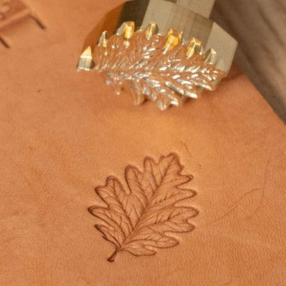 LT785 Oak Leaf Leather Stamping Tool for Professional Crafters – 17x20mm (2/3" x 11/14")