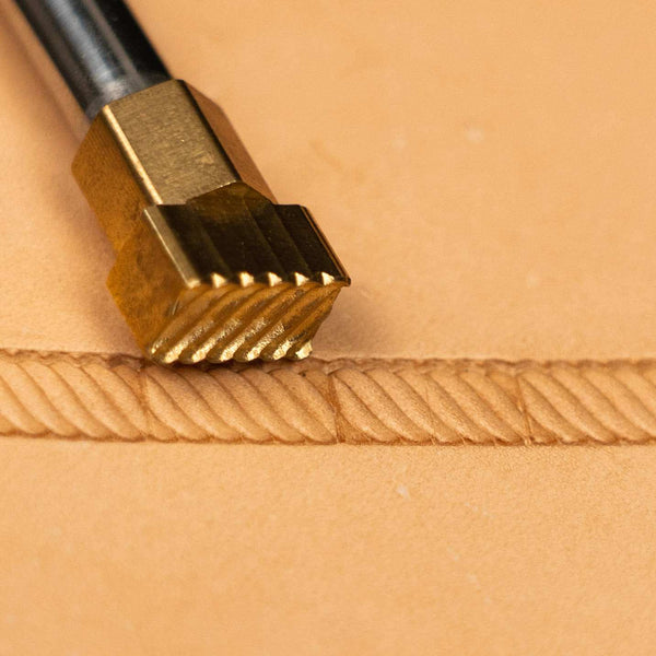 Stitches Leather Stamp – Rope Style
