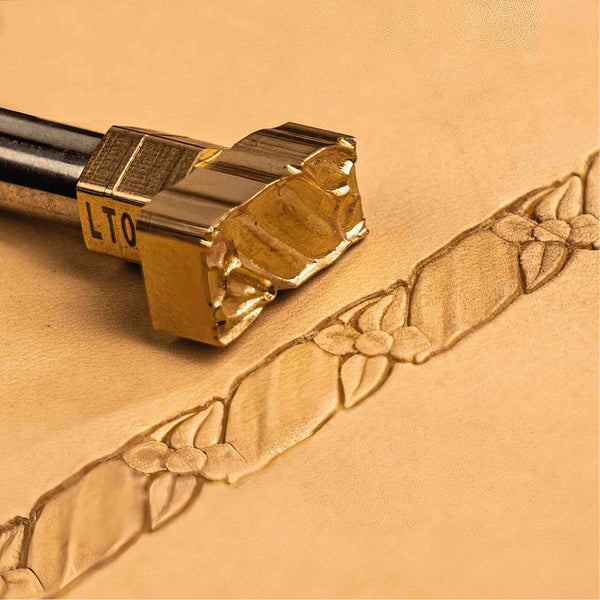 Flower Leather Stamp – Floral Border