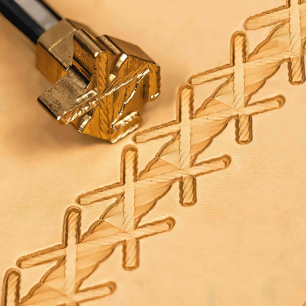 Stitches Leather Stamp – Rope Style