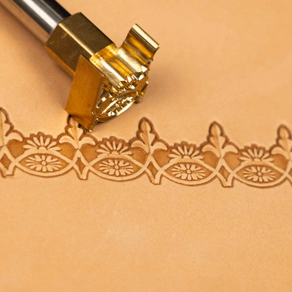 Flower Leather Stamp – Floral Border