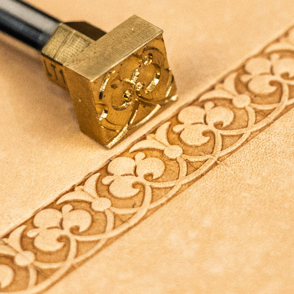 Pattern Leather Stamp – Ornate Square