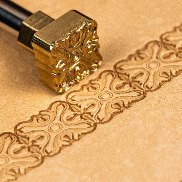 Pattern Leather Stamp – Ornate Border