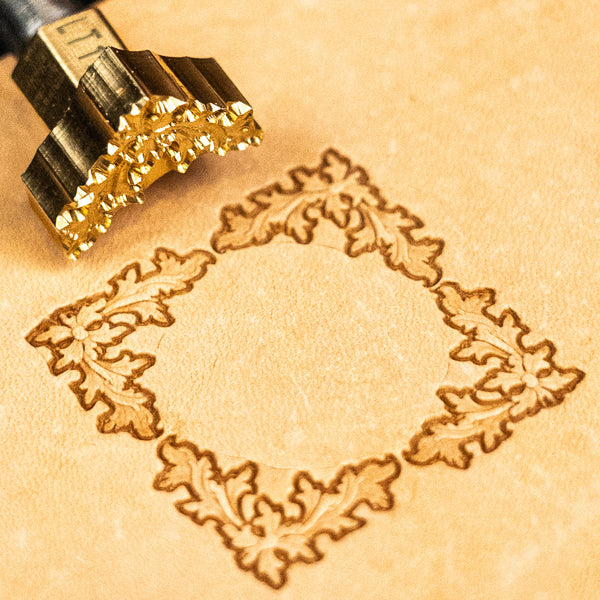 Oak Leaf Leather Stamp – Border Frame