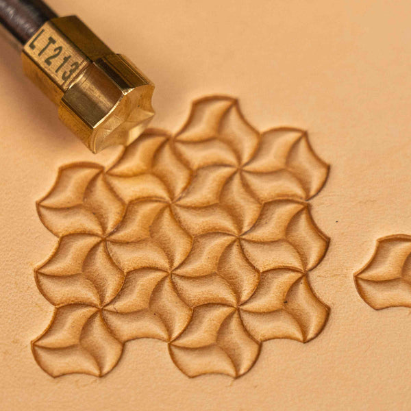 Geometric Leather Stamp – Star Tessellation