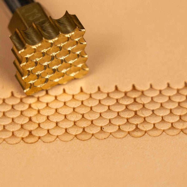 Pattern Leather Stamp – Scale Texture