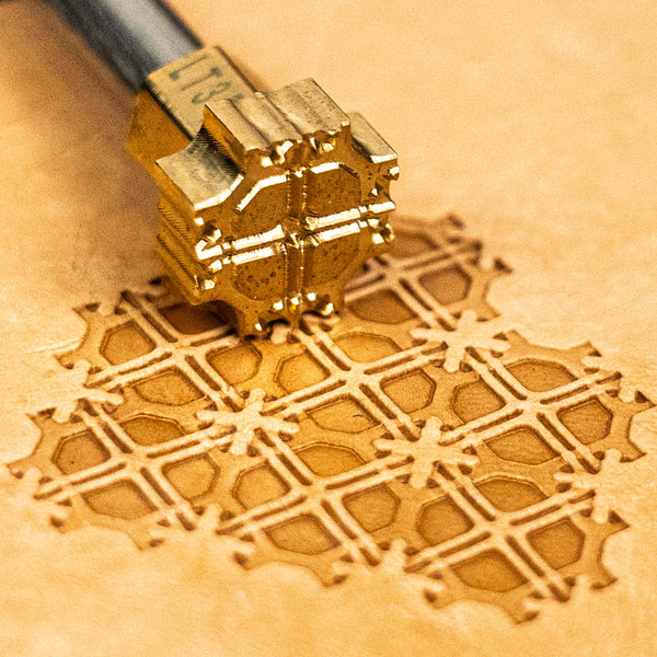 Geometric Leather Stamp – Mosaic Style