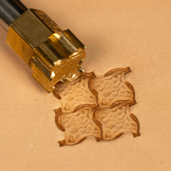 Geometric Leather Stamp – Textured Tile