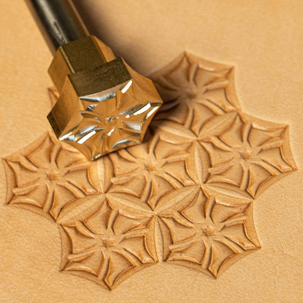 Geometric Leather Stamp – Star Tile