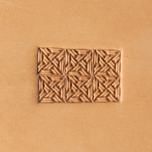 Geometric Leather Stamp – Interwoven