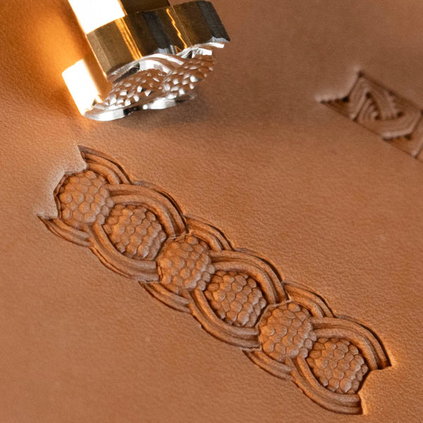 Basket Weave Leather Stamp – Celtic Texture